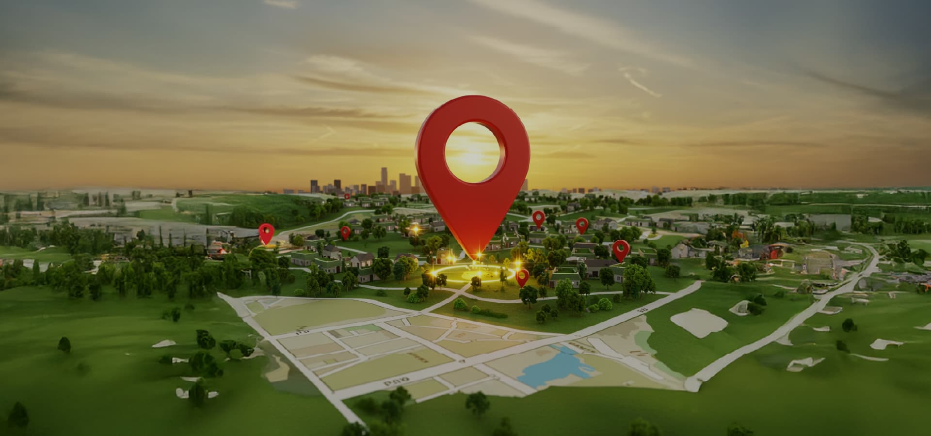 Luxury land landscape