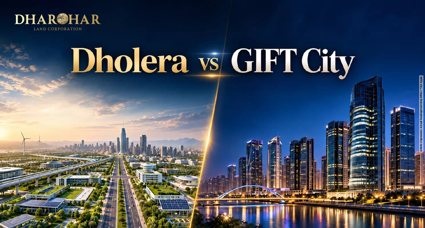 Dholera vs GIFT City — Two Gujarat Bets, Two Different Investment Stories