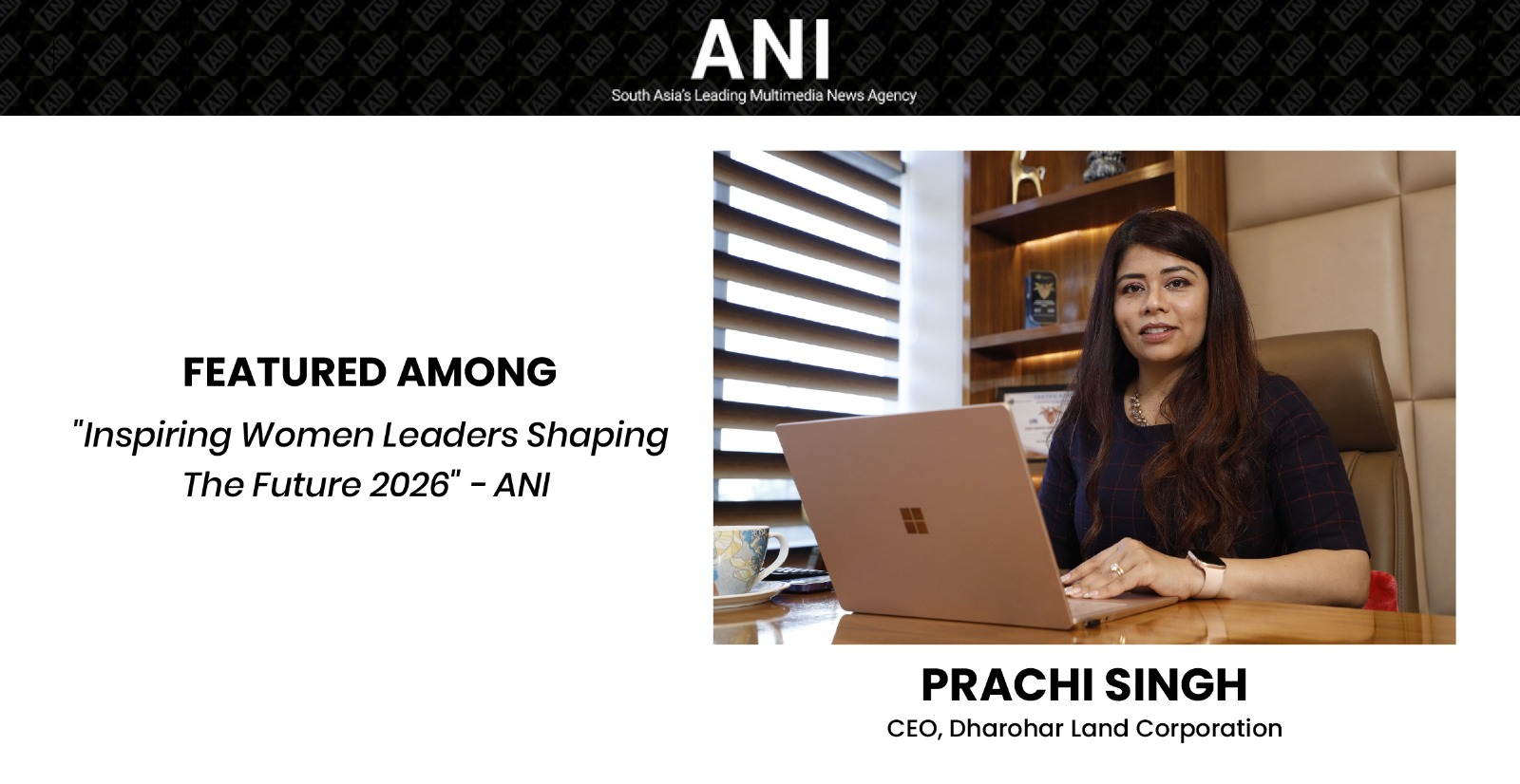 Prachi Singh Featured Among Inspiring Women Leaders on International Women’s Day 2026